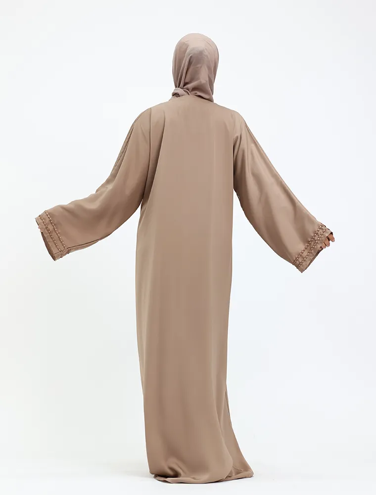 Mocha Naira Abaya 2 Peice